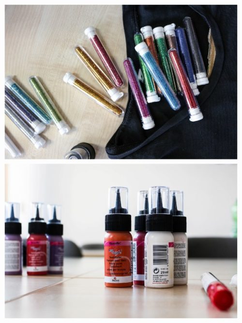 Stoffe bemalen mit Farben aus dem Lenzing