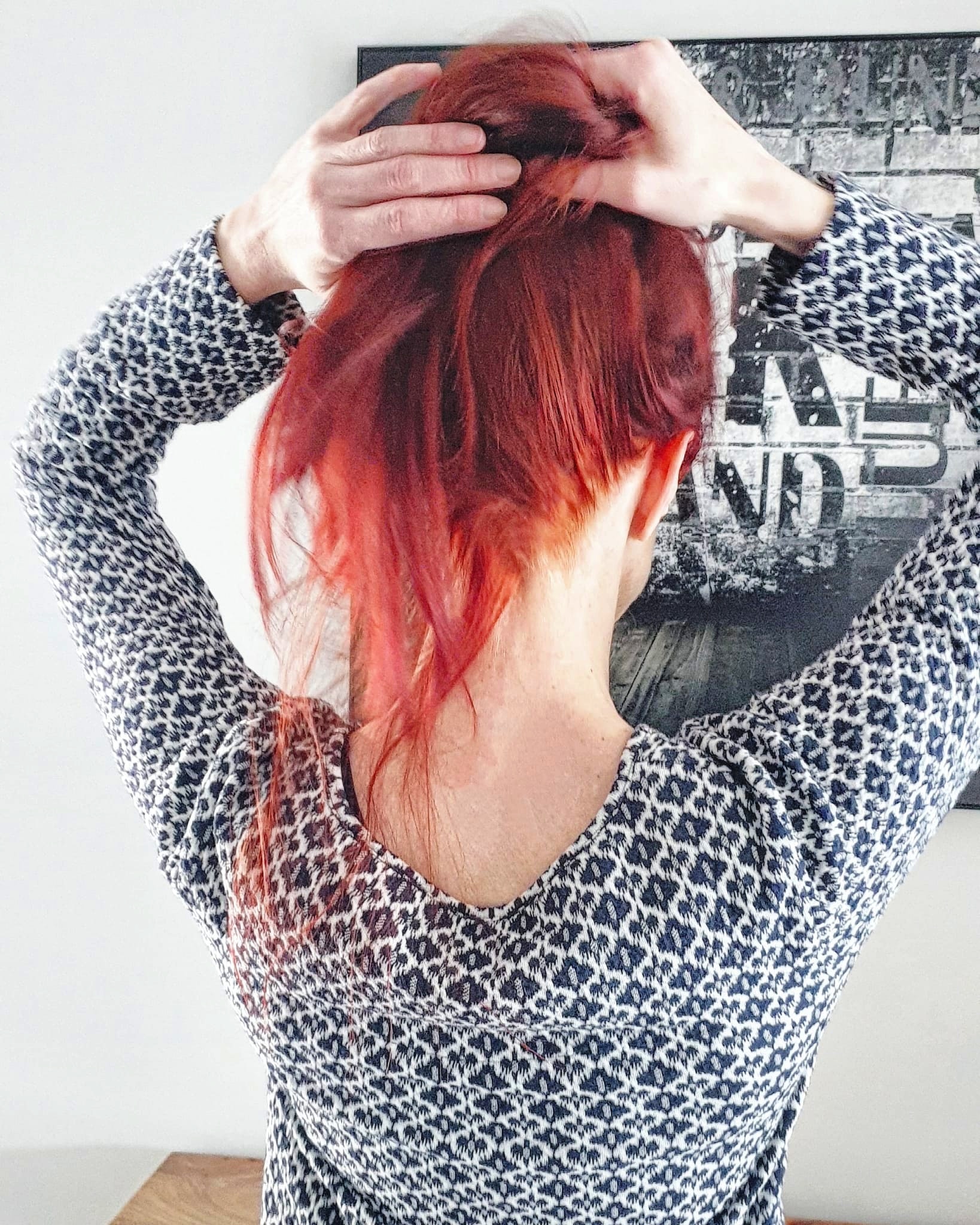 Haare rot färben