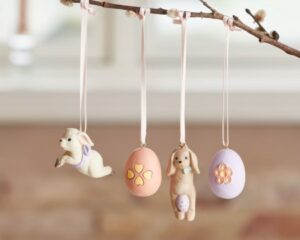Fabelhafte Osterdekoration in frühlingshaften Farben