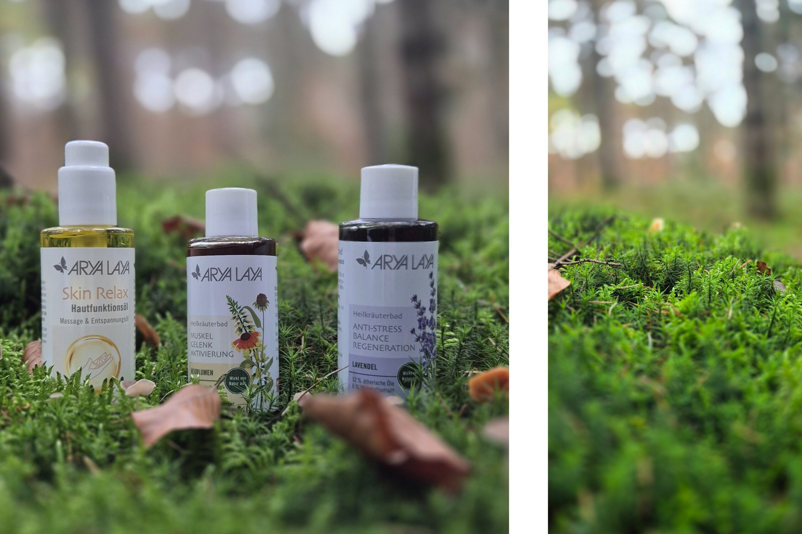 arya laya Heilkräuterbad und Hautfunktionsöl
