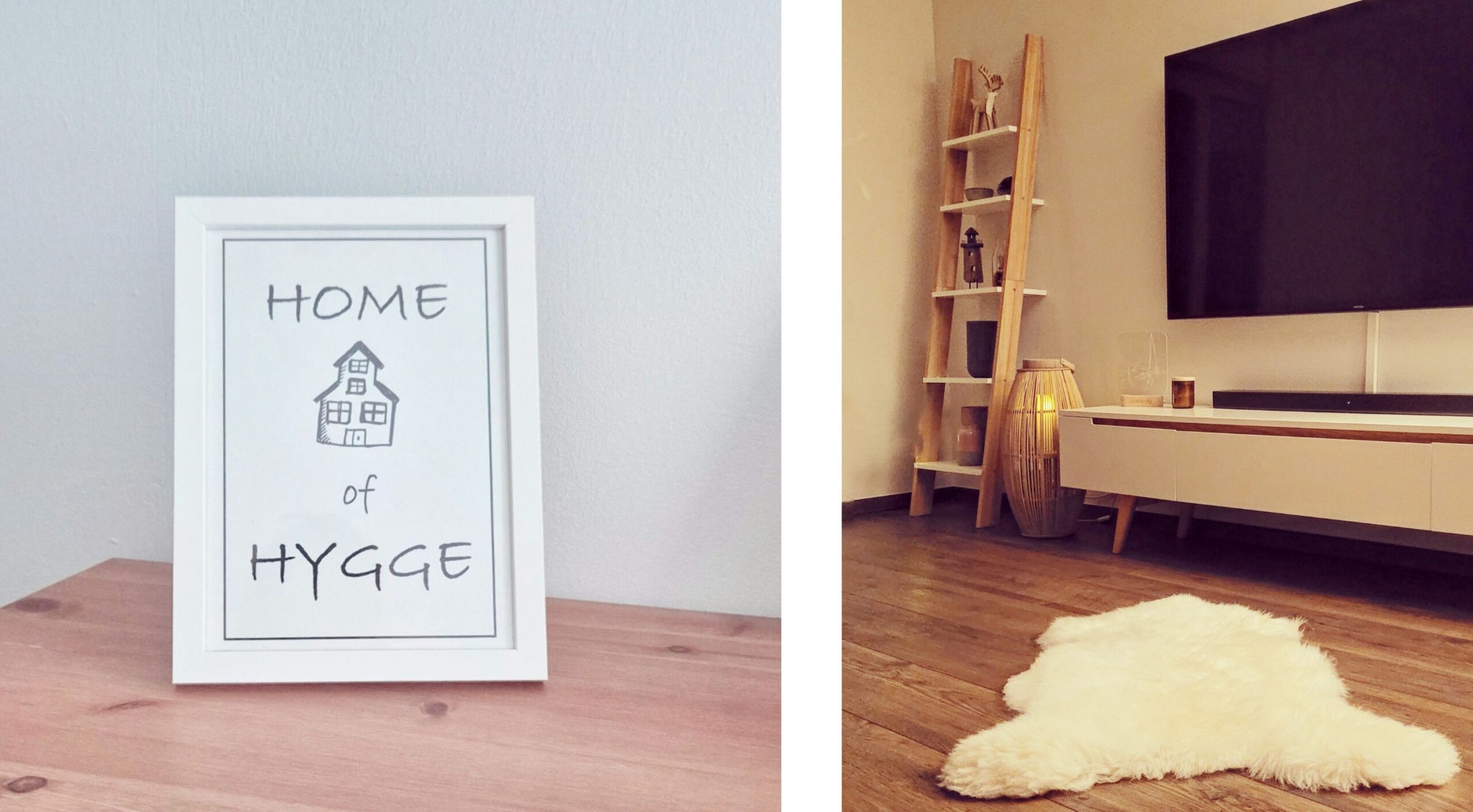 Hygge-Lichter-Einrichtung