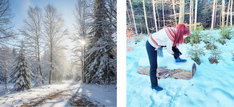 Winter, Wandern, Gesichtspflege