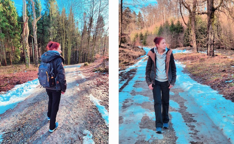 Winter, Wandern, Gesichtspflege