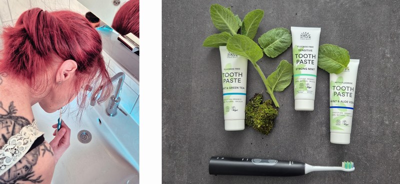 Achtsam Zähneputzen Urtekram Zahncreme