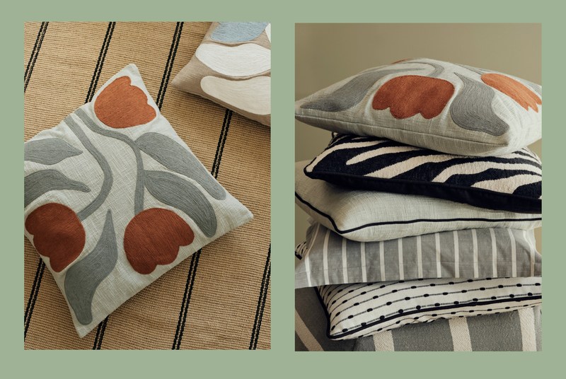 broste copenhagen dora keramik teller floral 